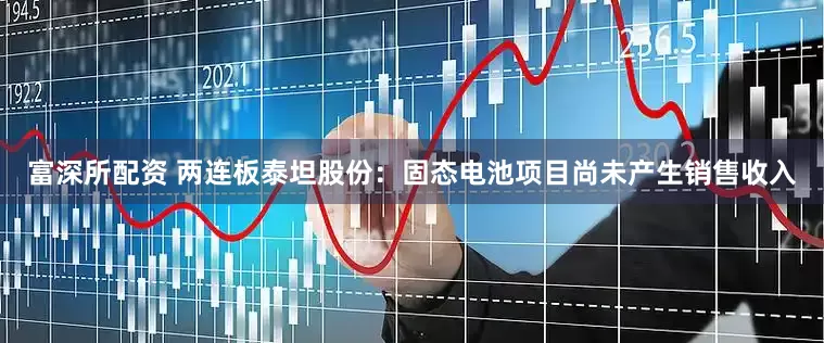 富深所配资 两连板泰坦股份：固态电池项目尚未产生销售收入